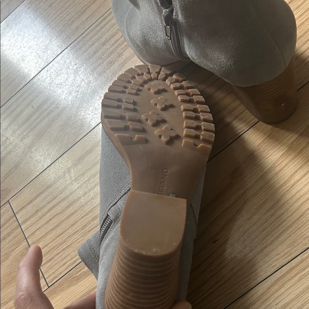 Lucky Brand Charcoal Ankle Booties - Picture 5 of 6